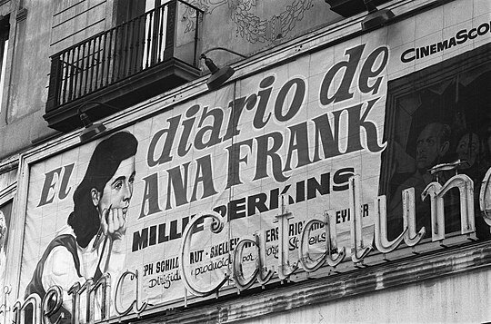 El diario de Ana Frank (película) por George Stevens.