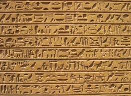 ESCRITURA JEROGLÍFICA  EGIPCIA
