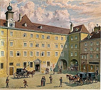 entra a la escuela de Stadtkonvikt