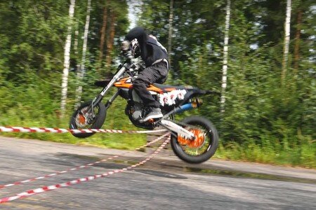 Accidente Moto surgieron habilidades