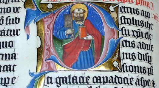 Manuscrito Iluminado, Edad Media