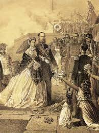 Llegada de Maximiliano de Habsburgo