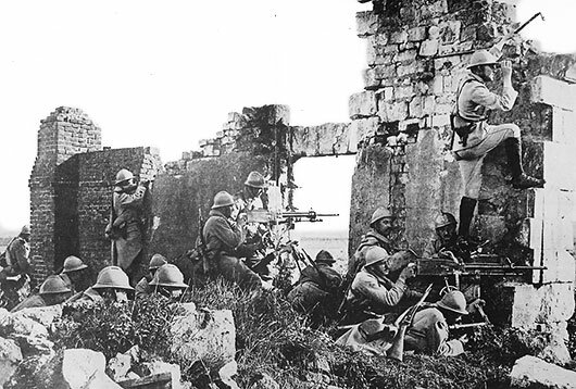 Första världskriget slutar