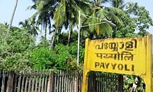 Born in Payyoli in Kerala