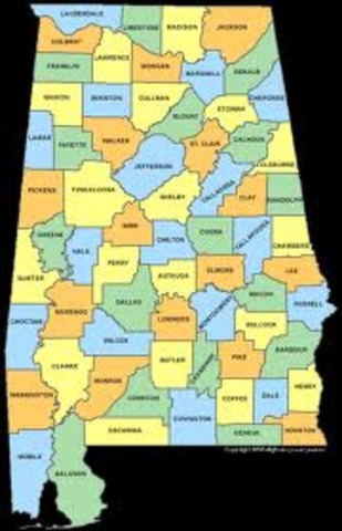 Alabama declared a state