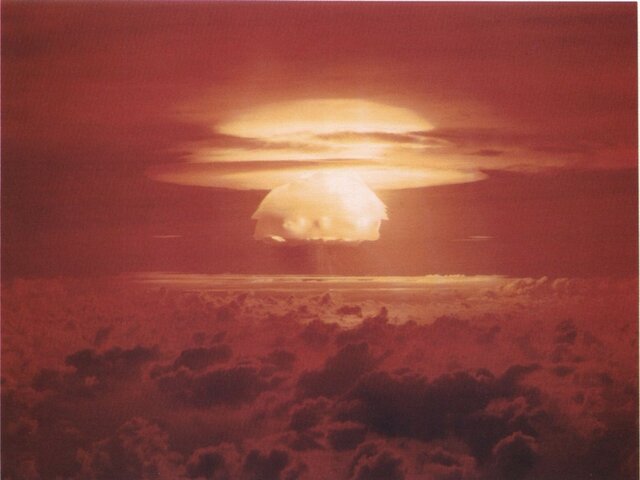 U.S. Detonates First Thermonuclear, Hydrogen Bomb