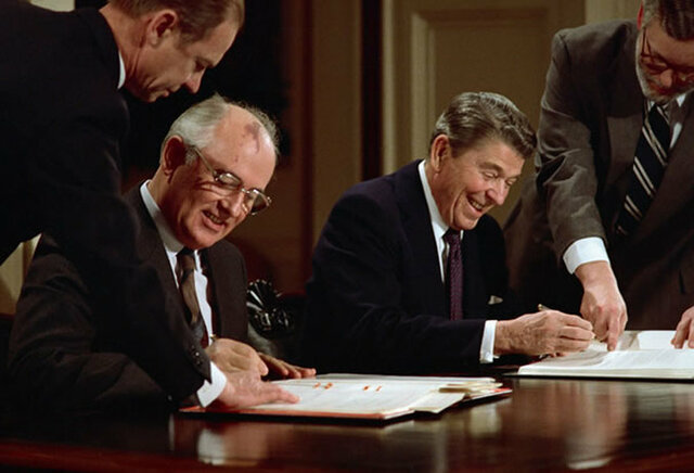 Intermediate-Range Nuclear Forces (INF) Treaty Signed
