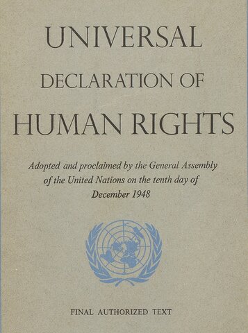 1948 Universal dels drets humans.