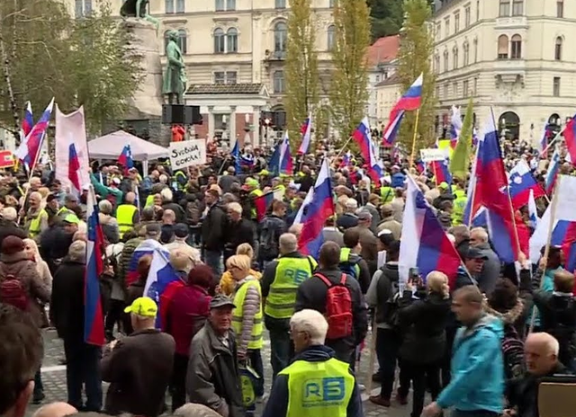 Proteste nella Slovenia tedesca per l'indipendenza