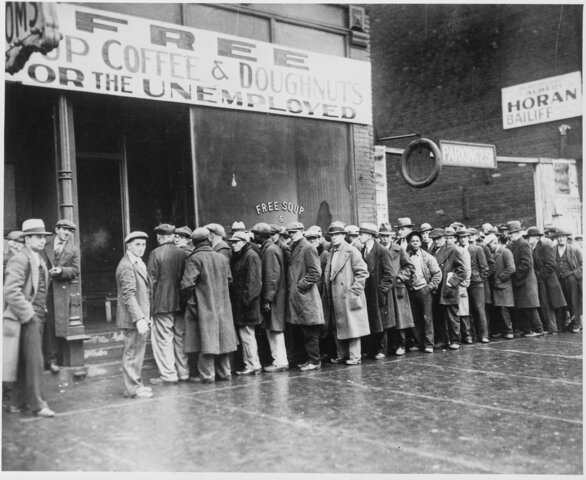 1933- U.S. unemployment rate reaches 25%