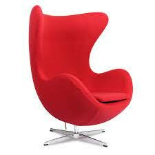 Red Egg chair