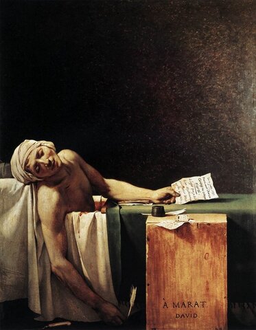 La morte di Marat-Jacques Louis David