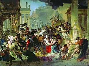 Roma saccheggiata dai vandali di Genserico