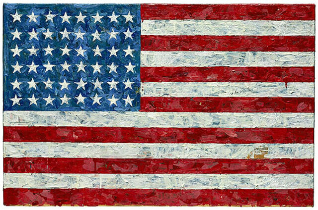 Jasper Johns. Bandera
