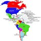 Division politica de america