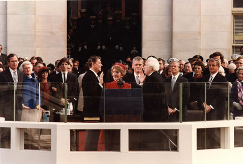Ronald Reagan Is Inaugurated As The 40th President