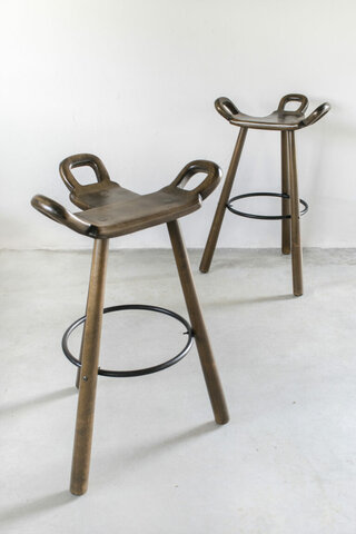 Muebles y objetos de Escandinavia: Taburetes (Carl Malmsten)