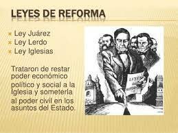 Leyes de Reforma 1859-1860