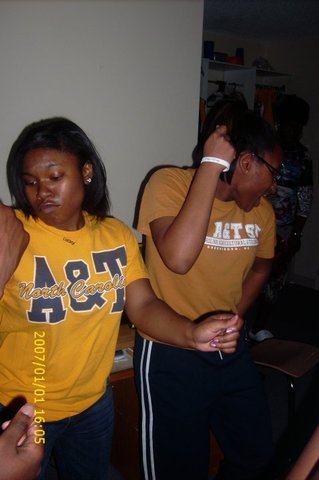 Amber partying at the "T"