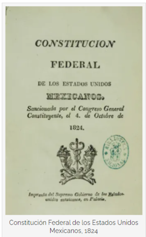 Constitución Federal de los Estados Unidos Mexicanos (octubre 4, 1824).