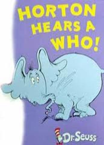 Horton Hears a Who was published