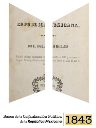 Bases de la Organización Política de la República Mexicana (junio 12, 1843).