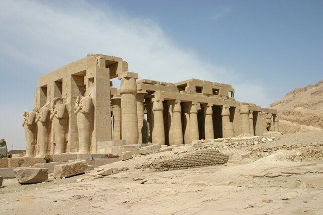 Templo de Ramesseum en Tebas