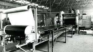 Primera cinta transportadora.