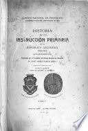 Publicación de "Historia de la instrucción primaria en la República Argentina"