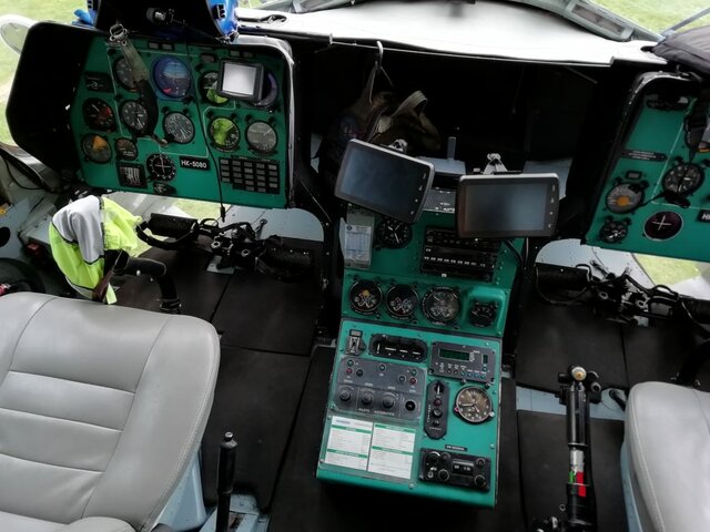 Subí por primera vez a un helicoptero