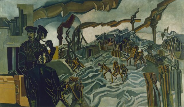 Mercy Wyndham Lewis, A Battery Shelled