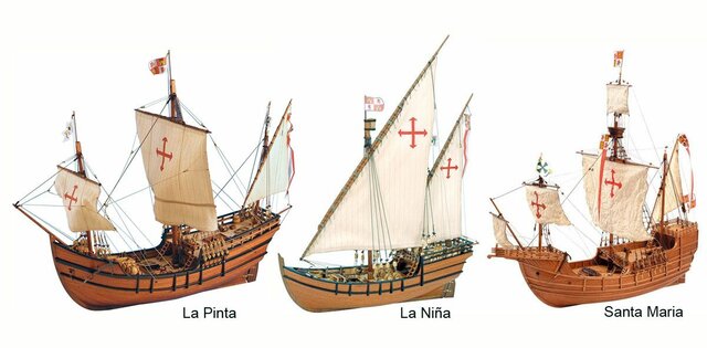 1r viatge: Descobriment d'Amèrica.