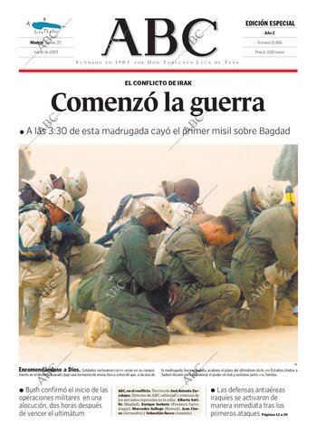 Comienzo Guerra de Irak