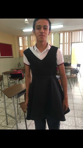 Third semester of high school.