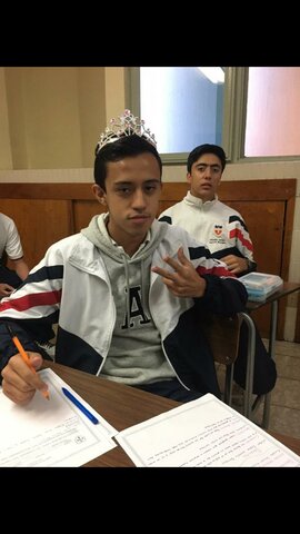 Fourth semester of high school.