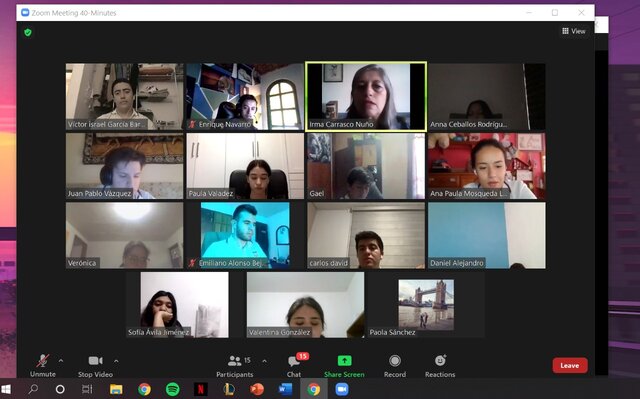 Sixth semester of high school.