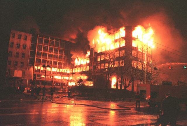The North Atlantic Treaty Organization (NATO) bombing in Yugoslavia