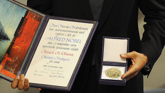 He win the nobel peace price