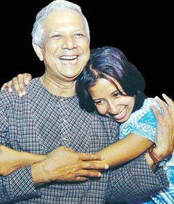 His daughter Deena Afroz Yunus was born