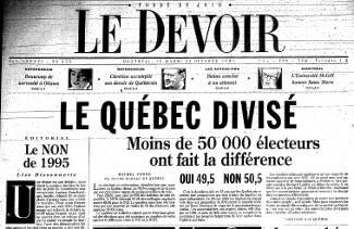 le référendum de la souveraineté