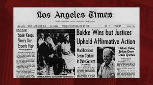Regents of the University of California vs Bakke