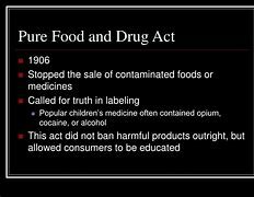 Pure Food, Drug, and Meat Acts