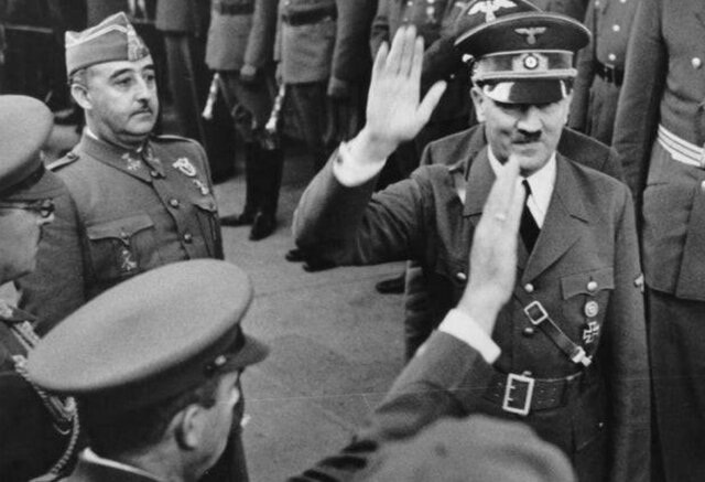 Franco y Hitler se reúnen