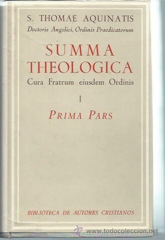 La Teologia por santo tomás de Aquino