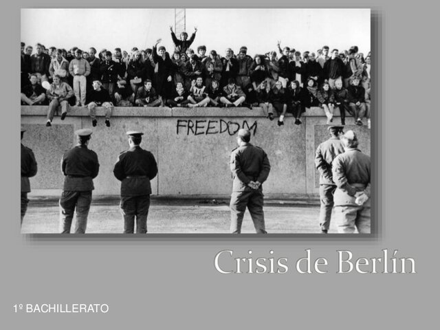 La crisis de Berlín