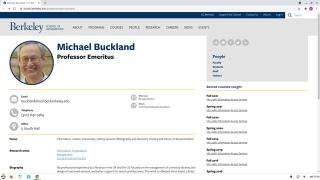 Professor Emérito da Universidade de Berkeley