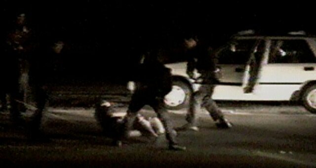 Police Brutally Beat Rodney King, Leads to L.A. Riots