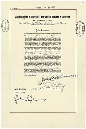 The Tonkin Gulf Resolution