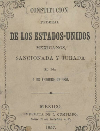 Constitución Política de la República Mexicana