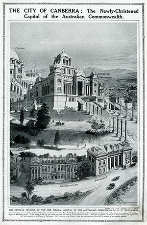 Melbourne served as the national capital until Canberra was completed